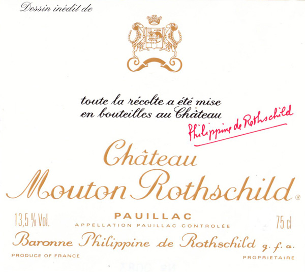 "2023 Mouton Rothschild"