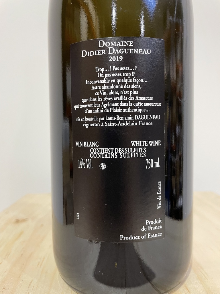 2019 Silex Pouilly-Fumé, D.Dagueneau