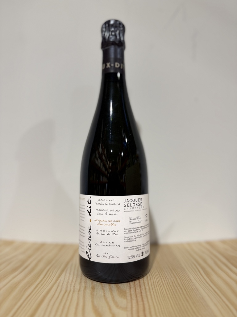 'Les Carelles' Le Mesnil Sur Oger Grand Cru Extra Brut, Jacques Selosse 