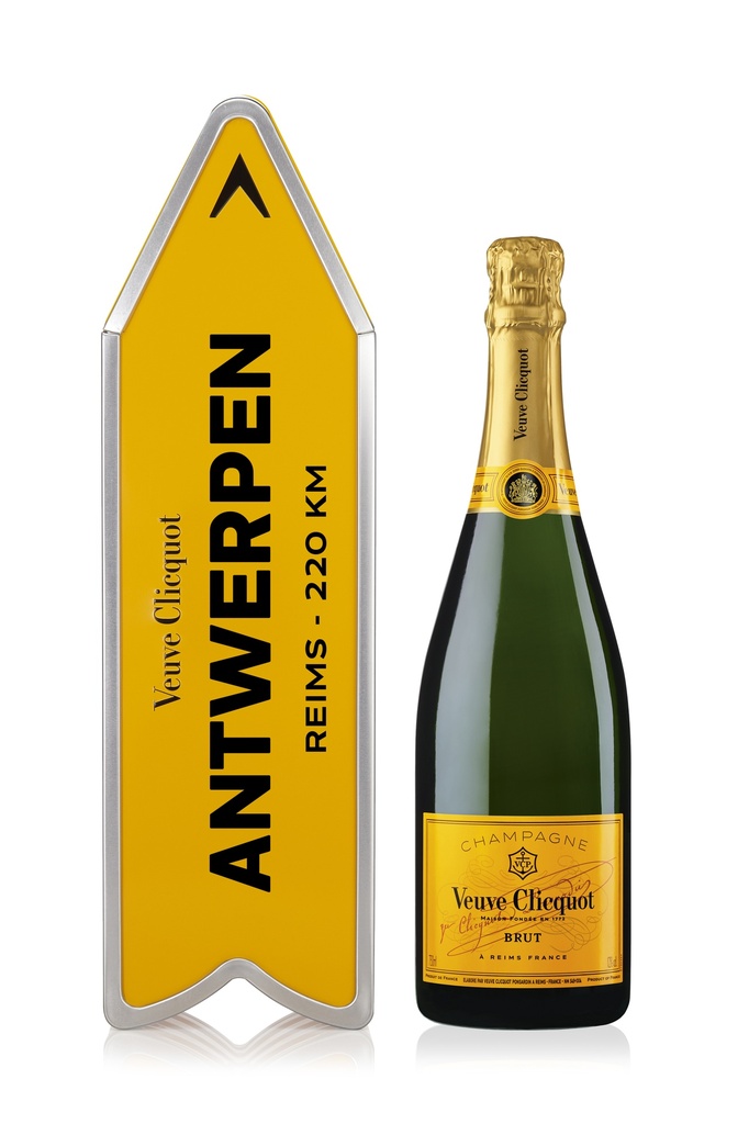 "Veuve Clicquot Ponsardin 'Antwerpen' Journey Arrow Edition Brut"